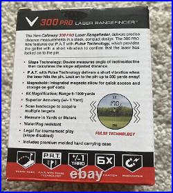 300 Pro Slope Laser Golf Rangefinder Enhanced 2021 Model Add Features New In Box