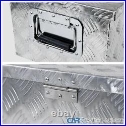 30x 13 Truck Pickup Underbody Aluminum Tool Box Trailer Storage Bed with Lock
