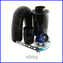 3Universal Filter Box Carbon Fiber Cold Air Intake Parts WithDouble Turbine Turbo