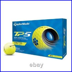 3 Dozen Brand New In Box Taylormade Tp5 Yellow Golf Balls