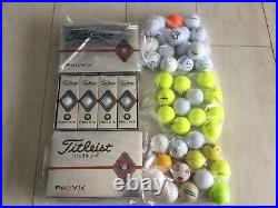 (3) Titleist 2021 Pro V1x Golf Balls, 12-Ball Pack, New Box plus 40 Random Used