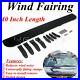 40 Car Roof Racks Cargo Box Racks Plastic Windshield Wind Fairing Air Deflector