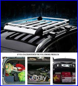 50x38 Car SUV Roof Top Rack Cargo Luggage Bag Box Carrier Basket Fit Cross Bar