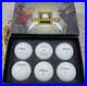 6 Unused 1932-2001 Tour Balata March 16, 2001 Titleist Golf Ball Set in Box