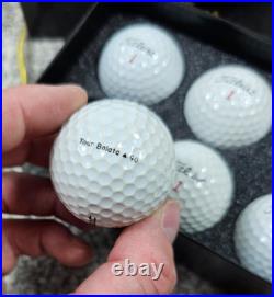 6 Unused 1932-2001 Tour Balata March 16, 2001 Titleist Golf Ball Set in Box