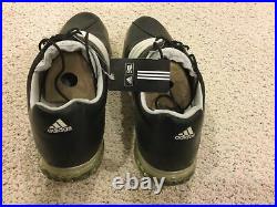 ADIDAS MEN'S ADIPURE GOLF SHOES BLACK 816221, Men's 9 Med. New In Box With Tags