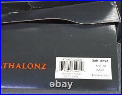 ATHALONZ Golf-EnVe Black/Steel Grey Men's Golf Shoes Size 12 NEW IN BOX