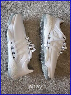 Adidas Tour 360 22 Golf Shoes Boost Spikemore GV7245 White New in Box Men Size