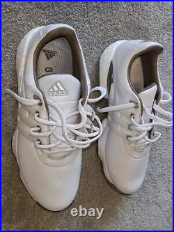 Adidas Tour 360 22 Golf Shoes Boost Spikemore GV7245 White New in Box Men Size