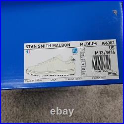 Adidas X Malbon Stan Smith Shoes Mens 13 White New With Box Golf Rare IG6382
