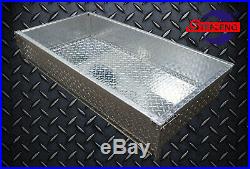 Aluminum Diamond Plate Utility Cargo Box for Club Car Golf Cart Precedent 2004+