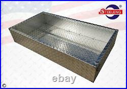 Aluminum Diamond Plate Utility Cargo Box for EZGO TXT GOLF CART 1996-2013