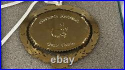 Augusta National Golf Club Clubhouse Ornament 24K Gold Finish New in Box