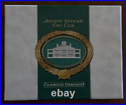 Augusta National Golf Club Clubhouse Ornament 24K Gold Finish New in Box