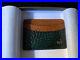 Augusta National Golf Masters Green Alligator Card Case NEW IN BOX