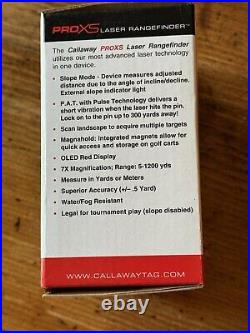 Authentic Callaway Golf Pro XS Laser Golf Rangefinder New In Box