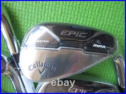 BRAND NEW IN BOX & PLASTIC Callaway EPIC Max Fast FORGED iron set 7-AW BRAND NEW IN BOX & PLASTIC Callaway EPIC Max Fast FORGED iron set 7-AW