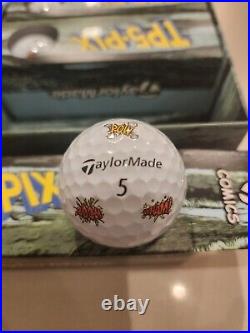BRAND NEW Taylormade TP5 Pix Smash Boom POW Super Hero Golf Balls Dozen Box