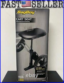 Bag Boy Golf Cart Seat Push Cart Seat, Fits Most Bag Boy Carts! NEW IN BOX