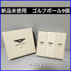 Bentley golf balls set 3 (total 9) Unused BOX Damege from japan Bentley golf balls set 3 (total 9) Unused BOX Damege from japan