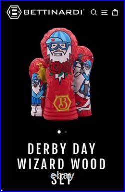 Bettinardi Derby Day Wizard Wood Set Driver 3-wood Hybrid New In Box Unopened