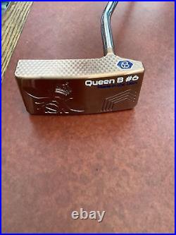 Bettinardi Queen B #6 Golf Club Putter 35 Length Rose Gold Finish New Open Box