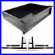 Black Steel Utility Cargo Box with Brackets for E-Z-GO TXT Golf Cart