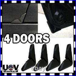 Black Universal Auto Car Side Door Edge Corner Paint Scratch Guard Protector U1
