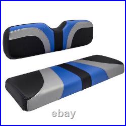 Blade Golf Cart Front Seat Covers for EZGO TXT/T48/RXV Blue/Silver/Carbon