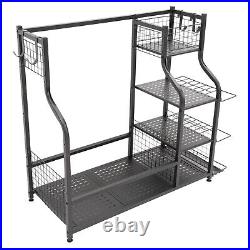 Brand New 2 Golf Bag Storage Stand Garage Organizer Golf Clubs OPEN BOX Rack Brand New 2 Golf Bag Storage Stand Garage Organizer Golf Clubs OPEN BOX Rack