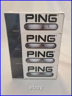 Brand New Box Of 12 Vintage White Ping Golf Balls