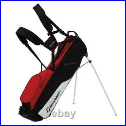 Brand New In Box 2023 Taylormade Flextech Lite Golf Stand Bag Black White Red