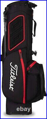Brand New In Box 2023 Titleist Players 4 Golf Bag Black Red