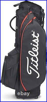 Brand New In Box 2024 Titleist Players 5 Golf Stand Bag Black Red Tb23sx8-006 Brand New In Box 2024 Titleist Players 5 Golf Stand Bag Black Red Tb23sx8-006