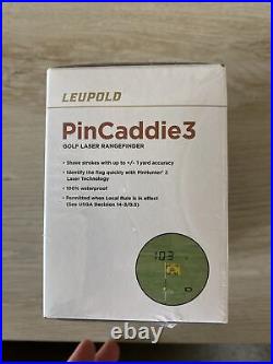 Brand New In Box Leupold Pincaddie 3 Golf Laser Rangefinder