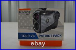 Bushnell Golf Tour V5 Patriot Pack, Grey/Black Open Box Bushnell Golf Tour V5 Patriot Pack, Grey/Black Open Box