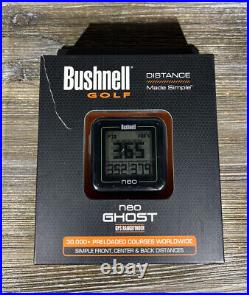Bushnell Neo Ghost GPS Golf Rangefinder Black New in Open Box