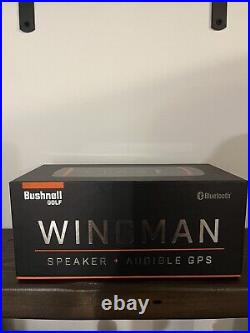 Bushnell Wingman Wireless Golf GPS Bluetooth Speaker + Audible GPS, New In Box