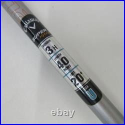 Callaway Hybrid Open Box SUPER Hybrid HY 20° StiffRegular Diamana h45