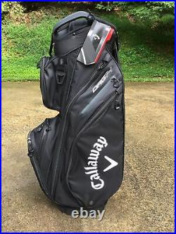 Callaway Org 14 Golf Cart Bag W. 14 Way Black Brand New In Box