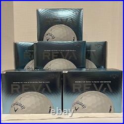 Callaway Reva Women's Pearl Golf Balls Lot 6 Dozen Boxes 72 Balls White 12 Pack