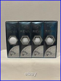 Callaway Reva Women's Pearl Golf Balls Lot 6 Dozen Boxes 72 Balls White 12 Pack