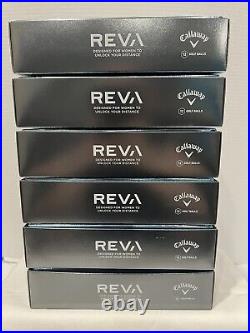 Callaway Reva Women's Pearl Golf Balls Lot 6 Dozen Boxes 72 Balls White 12 Pack
