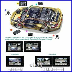 Car 360° Full Parking View 4-Way Control Box 4 Camera DVR Split Video Monitoring
