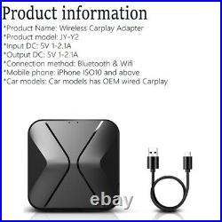 Car Wireless CarPlay Box Bluetooth Dongle Activator WIFI GPS Navigation For IOS