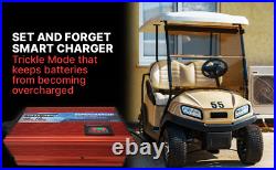 Club Car Charger 48 volt 10 Amp Golf Cart Charger 3 Pin Plug OPEN BOX