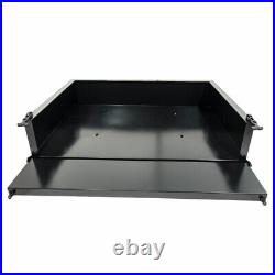 Club Car DS 2000.5 and Up Golf Cart Black Steel Utility Cargo Box with Brackets Club Car DS 2000.5 and Up Golf Cart Black Steel Utility Cargo Box with Brackets