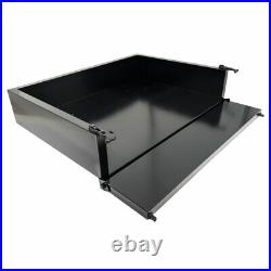 Club Car DS 2000.5 and Up Golf Cart Black Steel Utility Cargo Box with Brackets Club Car DS 2000.5 and Up Golf Cart Black Steel Utility Cargo Box with Brackets