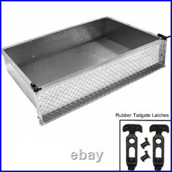 Club Car Precedent Golf Cart Aluminum Diamond Plate Utility Cargo Box & Brackets