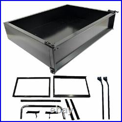 Club Car Precedent Golf Cart Black Steel Utility Cargo Box with Brackets Club Car Precedent Golf Cart Black Steel Utility Cargo Box with Brackets